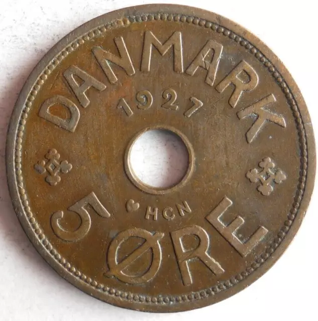 1927 Denmark 5 Hours - Excellent Mint Denmark Trash Trash #D