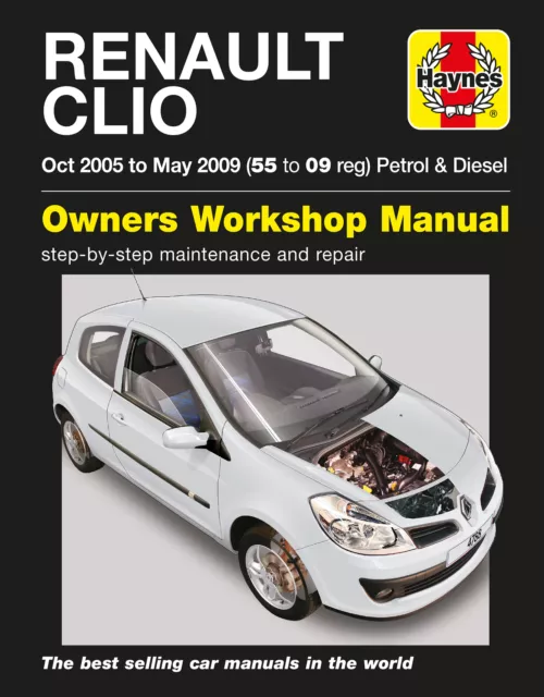 Renault Clio Petrol & Diesel (Oct 05 - May 09) Haynes Repair Manual (Paperback)