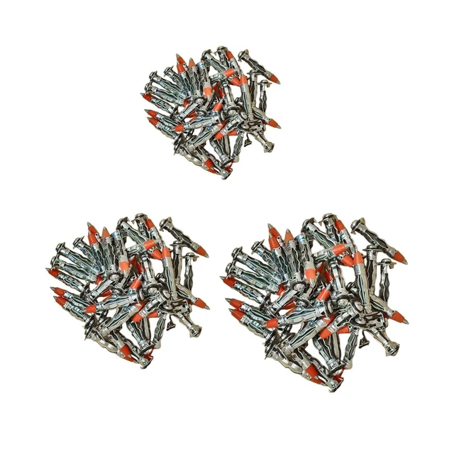 50x Tasselli per cartongesso Viti Vite di ancoraggio Inserti filettati Persiane