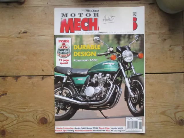 classic and motorcycle mechanics magazine june 2002 kawasaki z 650