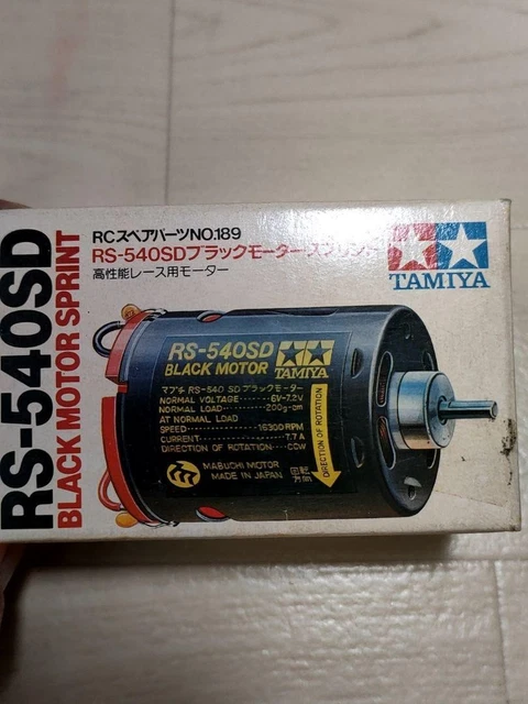 Moteur Tamiya Black Motor RS 540SD Sprint – Occasion Fonctionnel