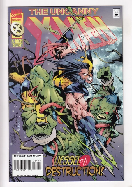 UNCANNY X-MEN #324 (1995-09) Vol 1 MARVEL Lobdell Pacheco cover Wolverine MID+