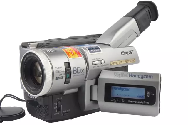 Sony DCR-TRV110E PAL Digital 8 (Hi8, Video8 kompatibel) Handycam Camcorder "TOP