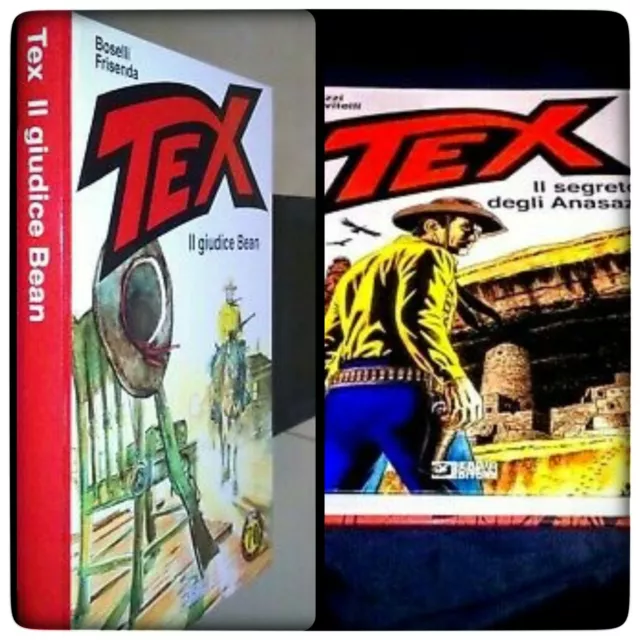 Tex Il Giudice Bean + Il Segreto Degli Anasazi - Cartonati A Colori - Nuovi -