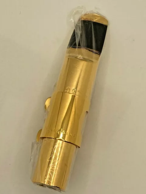 Tenor saxophone mouthpiece Yanagisawa GOLD Metal No.5 Ligature and cap included