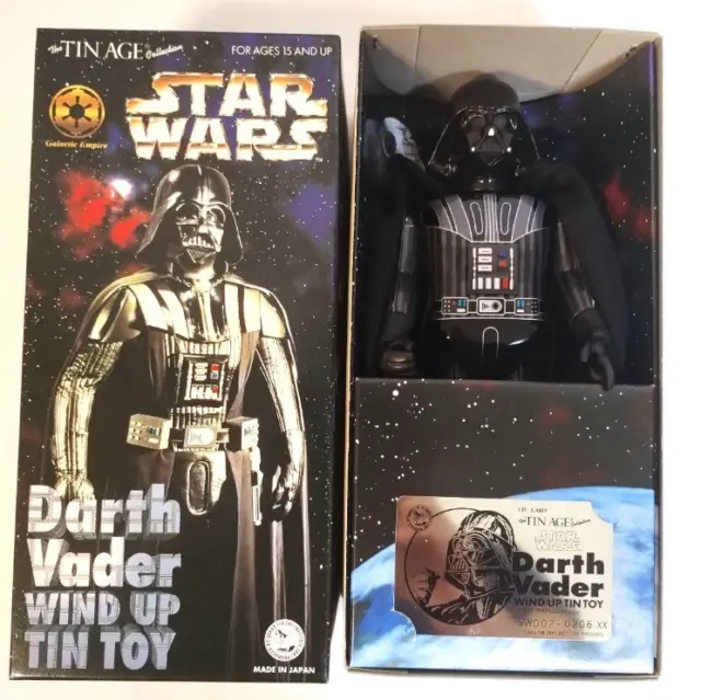 Osaka Tin Toy Darth Vader Wind up Tin Toy Limited to 2000 pieces Unsed NEW SW002