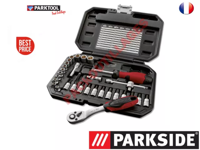 PARKSIDE® Set de douilles et d’embouts, 36 pièces