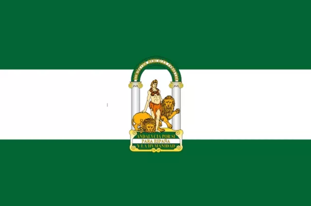 ANDALUSIA ANDALUCIA SPAIN SPANISH 5 X 3 FEET FLAG polyester fabric Seville flags