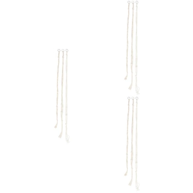 9 pcs Ausgezeichnete Blumentopf Hängen Net Anlage Kleiderbügel Für Präsentieren