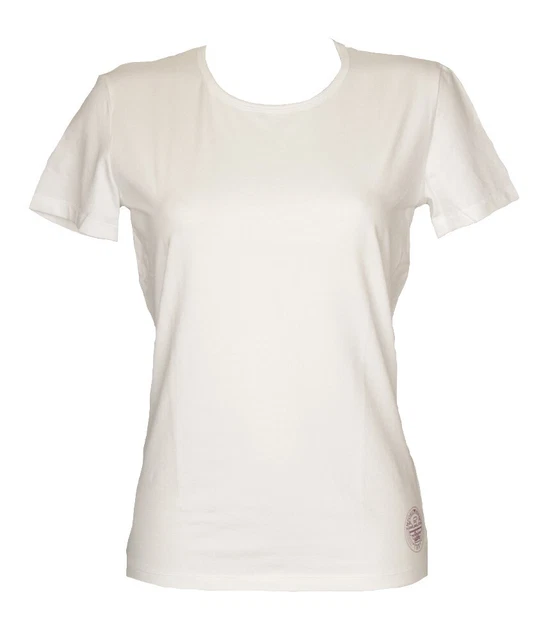 T-shirt donna EMPORIO ARMANI manica corta girocollo cotone elasticizzata articol