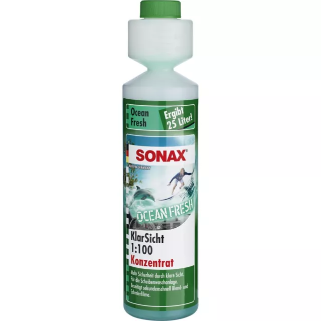 6x SONAX Transparent 1:100 Concentré Ocean-Fresh Nettoyeur de Disque 250 ML 2