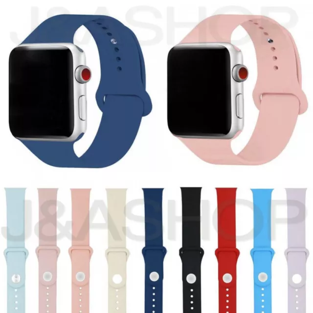 Cinturino Silicone Compatibile per Apple Watch Serie 6/5/4/3/2/1 38/40mm 42/44mm