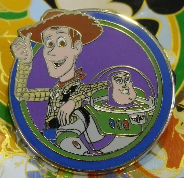 2012 Disney Mystery Trading Pin Best Friends Pixar Toy Story Cowboy Woody & Buzz