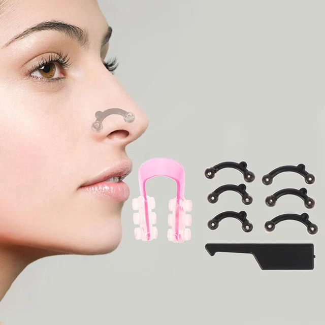 6PCS/Set 3 Sizes Women Beauty Nose Up Lifting Bridge Shaper Massage Tool No P ba