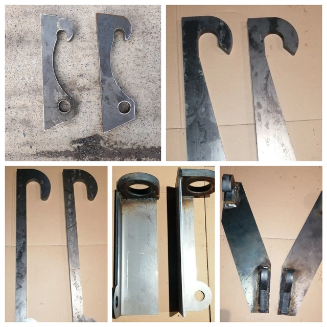 WELD ON BRACKET Loader Euro Matbro Cat Bobcat Telehandler Jcb Robot ...