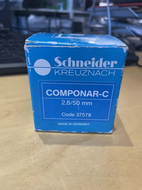 Schneider-Kreuznach Componar-C 50mm f2.8 Enlarging Lens - Boxed.