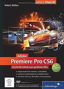 Adobe Premiere Pro CS6: Schritt für Schritt zum perfekten ... | Livre | état bon