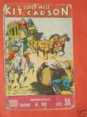 KIT CARSON N° 180 SUPER WEST 1960 HO DISPONIBILI ALTRI 