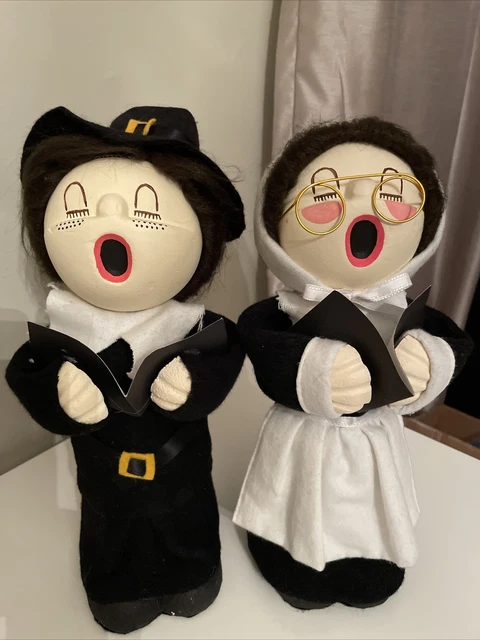 CAPE COD CAROLERS BY JANET AND SANDRA 1985 So Yarmouth MA Thanksgiving Pilgrims