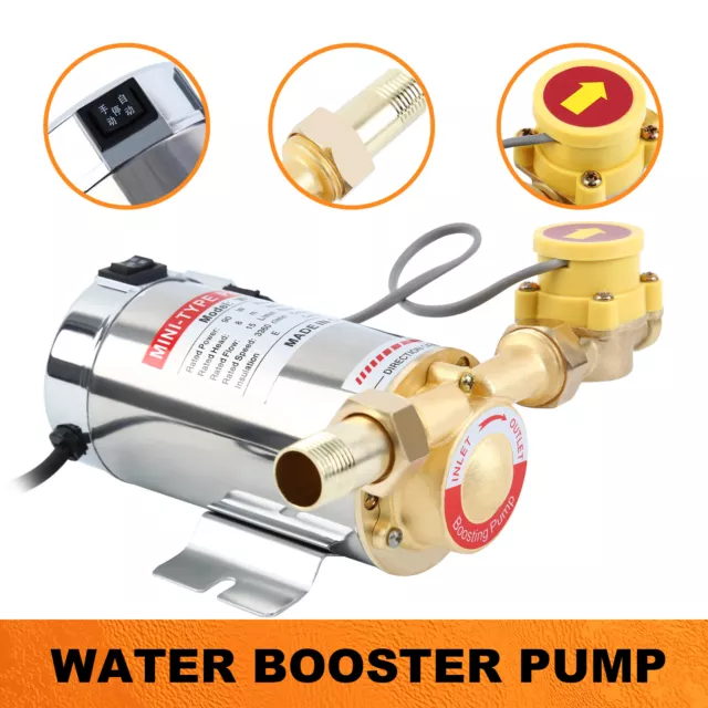 Booster Pump Household Automatic Boost Water Pressure for Home Shower 100W
