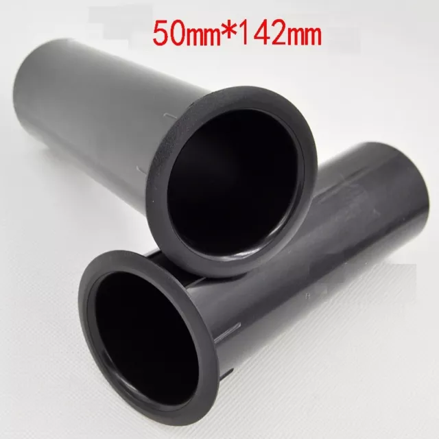 2pcs Speaker Port Tube Subwoofer Bass Tube Vent 50x142mm For 4"/5"/6.5" Speakers