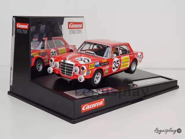 Slot car Scalextric Carrera Evolution 27712 Mercedes-Benz 300 SEL 6.3 AMG #35 2