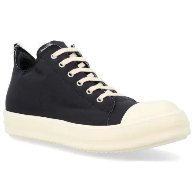 Rick Owens DRKSHDW Low-Top Ramones Sneakers Black New Size 39 W9 M6