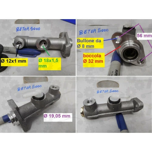GUARNIZIONE DISTANZIALE POMPA BENZINA ADATTABILE PER FIAT 500 GIARDINIERA - A