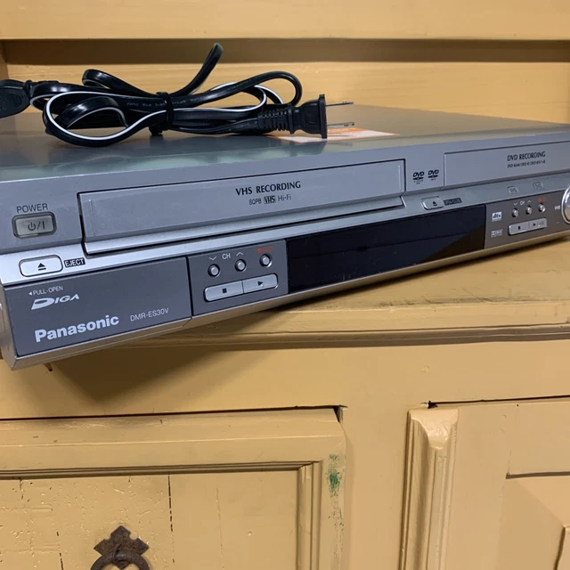 PANASONIC DMRES30V DVD/VCR Combo Recorder Convert VHS to DVD No Remote