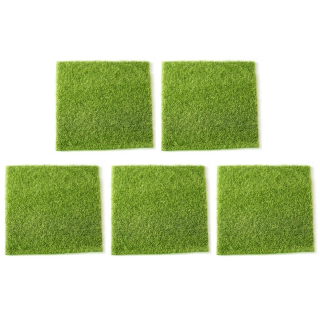 YANJINGHE Tapis de pelouse pour modélisme ferroviaire 100 x 41 cm Tapis d'herbe Aménagement paysager, Modèle De Gazon, Décoration de Gazon Artificiel pour Modèle de Paysage, Jardin, Balcon (Jaune D