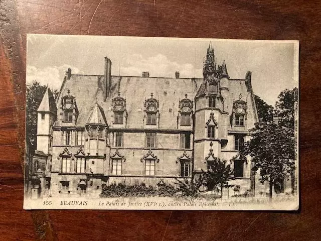 Cpa 60 Oise/Beauvais/Le Palais De Justice 1909 Stamp Stamp Stamp