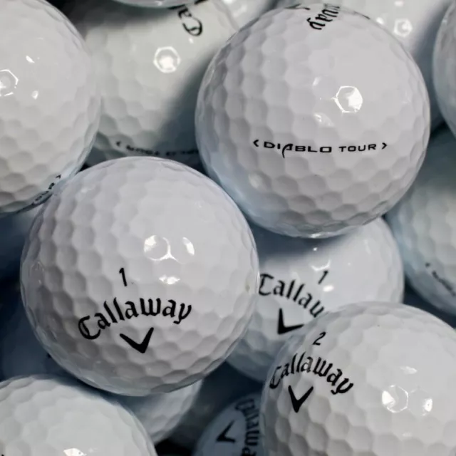 50 Pelotas de Golf Callaway diablo tour lakeballs Aa / AAA Calidad Usadas Bolas
