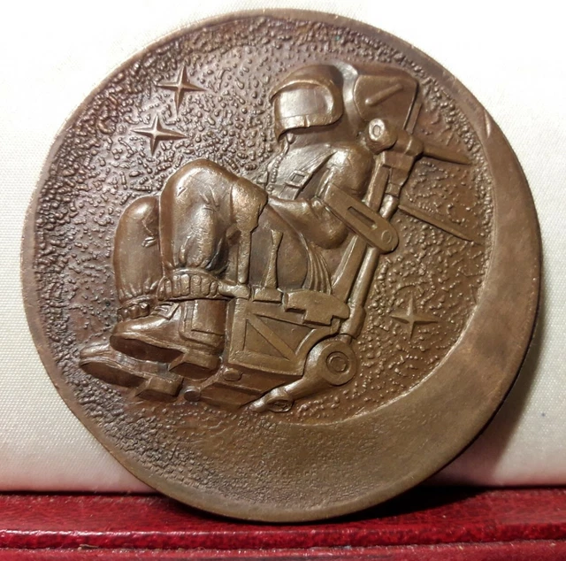 Médaille Soviétique Rare 1977 - Arménie Hongrie Exposition Philatélie, 61 Mm, Acier