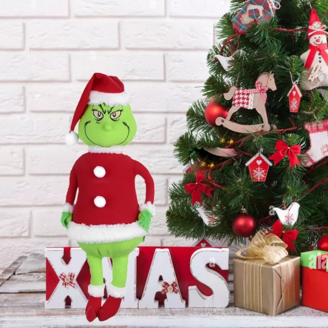 2024 NEW HOW the Grinch Stole Christmas Plush Doll Xmas Tree Wreath