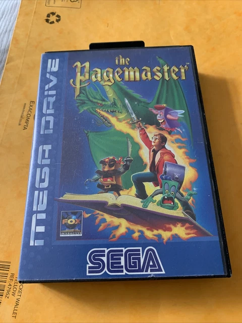 THE PAGEMASTER SEGA Mega Drive. Complete with Manual - Good - Megadrive ...