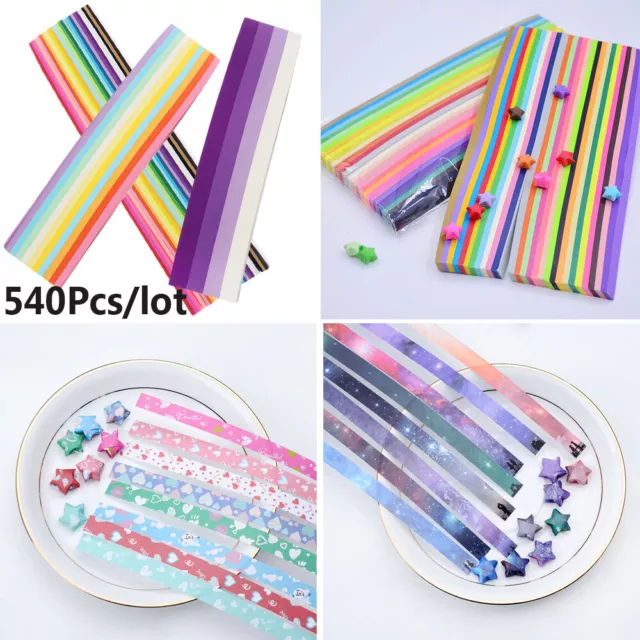 Decor Candy Colors DIY Crafts Folding Star Paper Strips Origami Scrapbooking