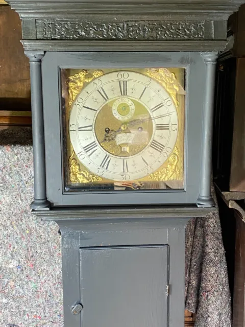 Oak longcase clock by Benjamin Rogers C1725-40