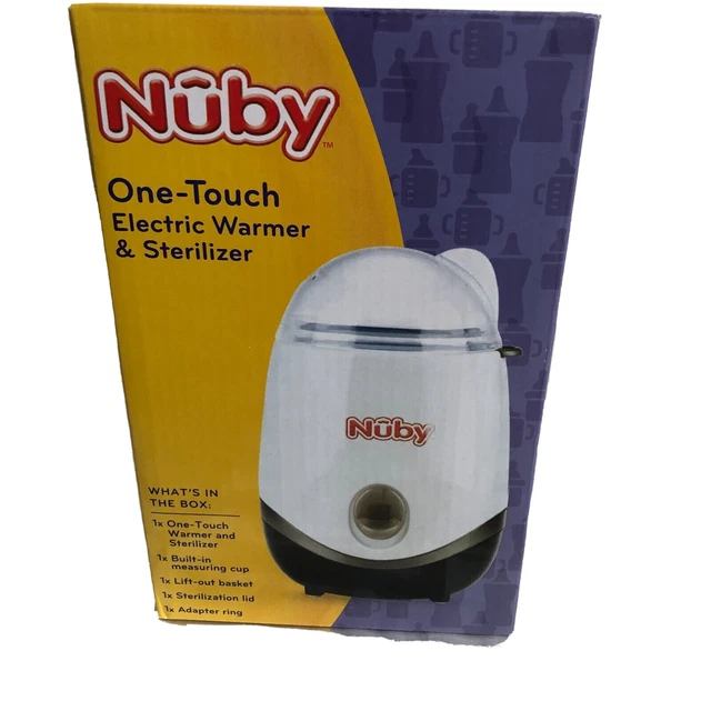 Nuby One-Touch 2-in-1 Electric Baby Bottle Warmer & Sterilizer