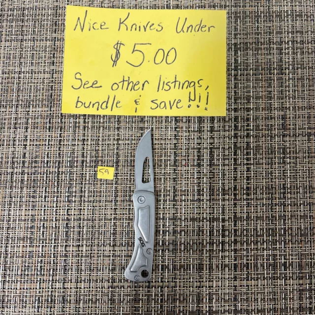 SOG Folding Pocket Knife- Nice Knife For Under 5 Bucks! #59