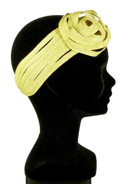 Chapeau Beige Sombre Élégante Cérémonie Taille Unique Hat Femme