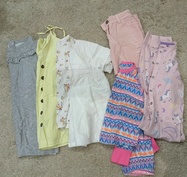 Girls Bundle Aged 4-5 Years M&S Next TU Matalan Tops Pyjamas Jumper Skirt Dress