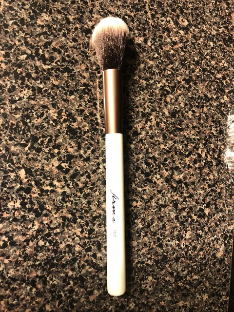 Nuevo cepillo de rubor blanco mango suave FIRMA BEAUTY102 Elite