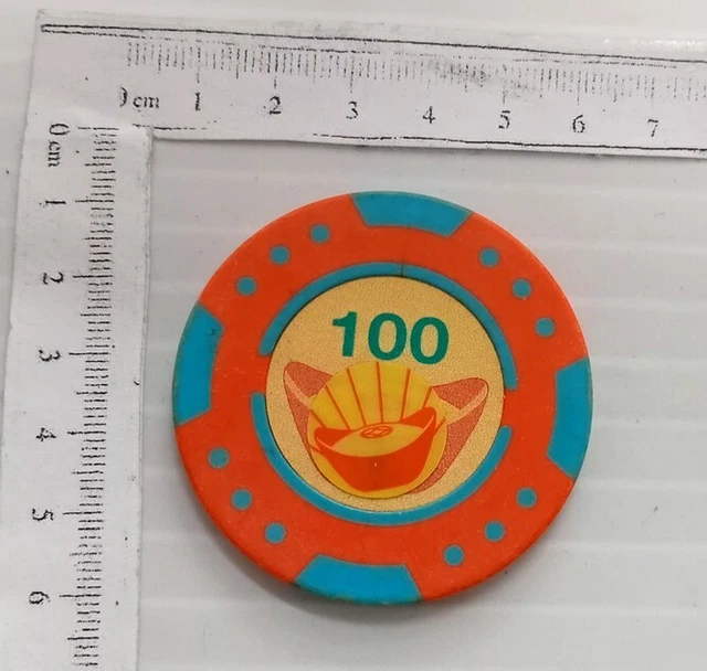 AOP China Gambling Ship Starry $100 vintage casino chip
