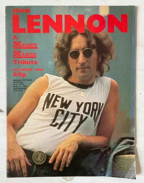 BEATLES - JOHN LENNON - tribute, memorial issue magazines, papers
