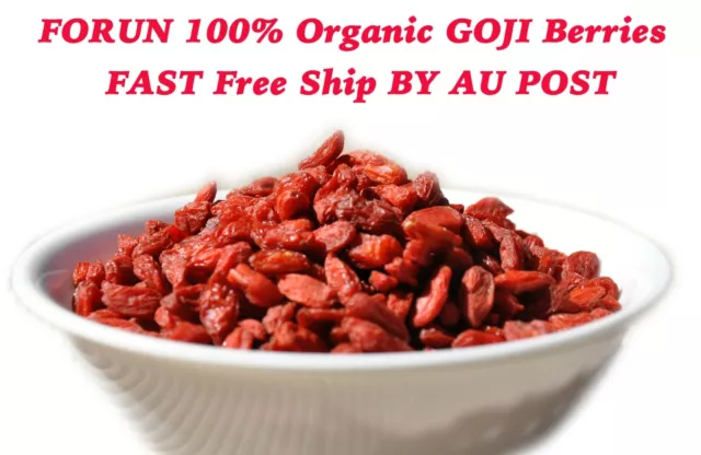 TOP Grade Organic Certified Dry Goji Berries ( Wolfberries) 1KG