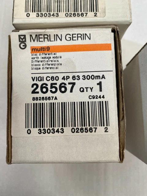 Merlin Gerin Multi 9 C60H – Interruttore Magnetotermico 1 Polo – Usato Ricondizionato