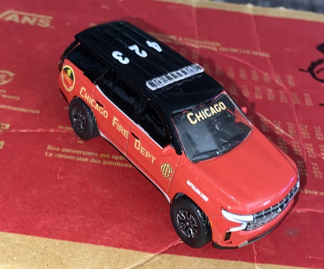 2021 CHEVY TAHOE Chicago Fire Department Battalion Chief Special ...
