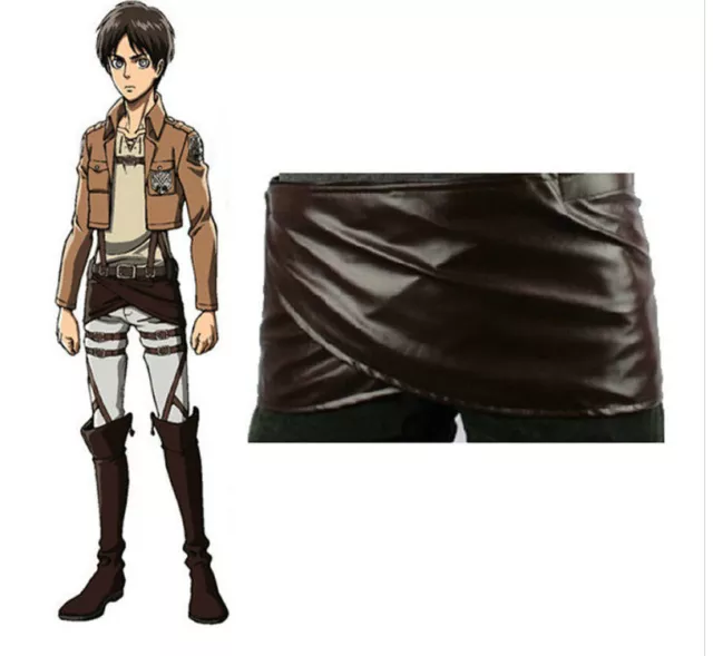 Attack Titans Shingeki No Kyojin Skirt Leather Size L Belt Costume Cosplay New