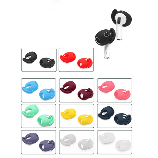 For AirPods 3 Silicone Ear Cap Anti-Slip Earphone Cover Color Headset Cap