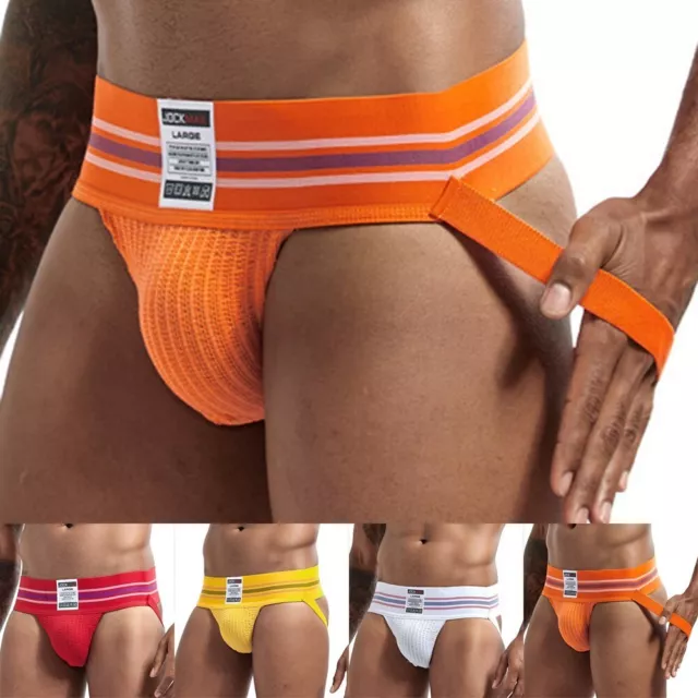 Hommes Souple Jock Strap Athlétique Style Classique Sport-Underwear Suspensoir